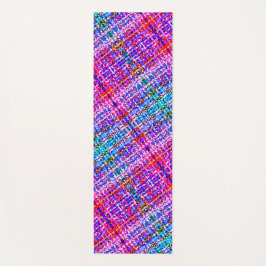 Boho Kariert Bokeh Muster Reversible Yoga Mat Yogamatte