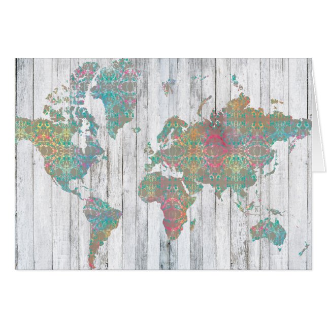 Boho Karte II (Vorderseite (Horizontal))