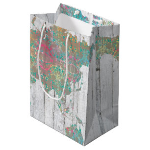 Boho Karte II Mittlere Geschenktüte