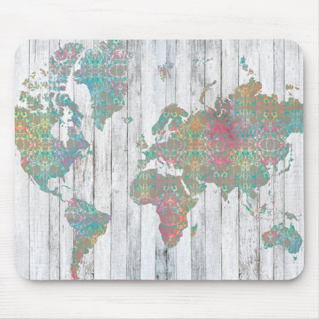 Boho Karte II Mousepad (Vorne)