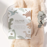 Boho Kids Dinosaur Thema Geburtstagsparty