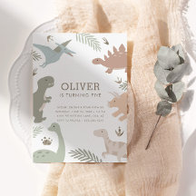 Boho Kids Dinosaur Thema Geburtstagsparty