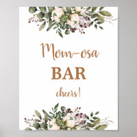 Boho-Kinderzimmer-Baby-Shower-Momosa-Bar-Schild