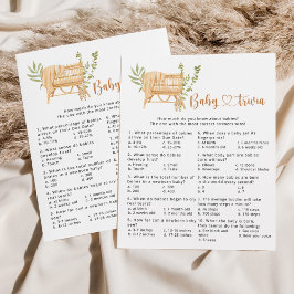 Boho Kinderzimmer Baby trivia Baby-Dusche