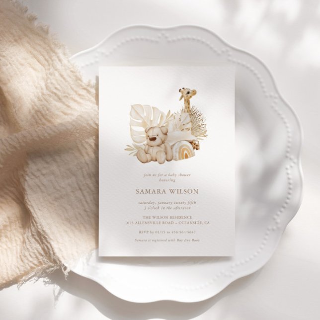 Boho Kinderzimmer Chic Baby Dusche Einladung (Von Creator hochgeladen)