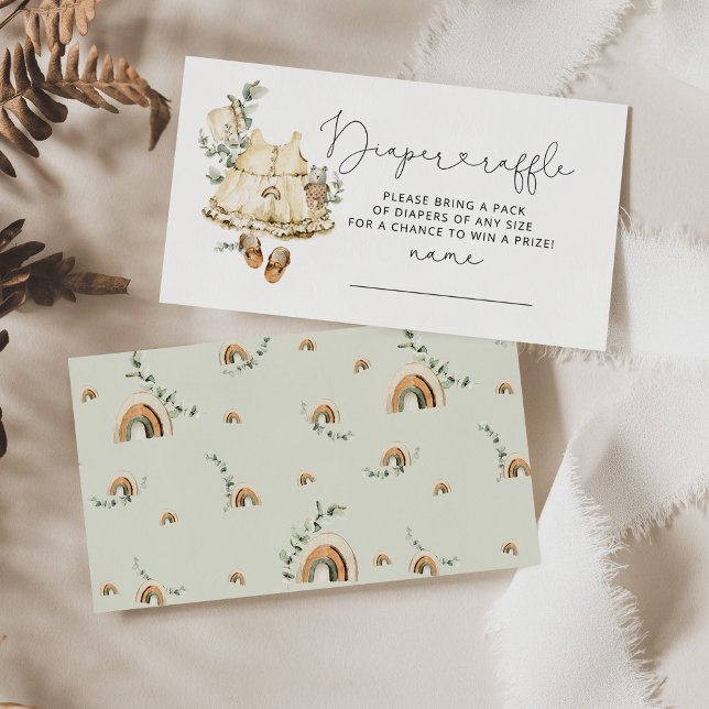 Boho Kinderzimmer-Cocodierung-Degustationsschein Begleitkarte (Von Creator hochgeladen)