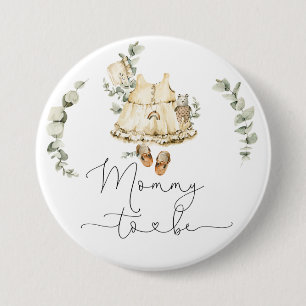 Boho Kinderzimmer eucalyptus Mommy zu sein Button