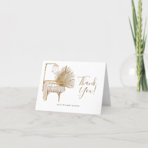 Boho Kinderzimmer Gender Neutral Baby Shower Dankeskarte