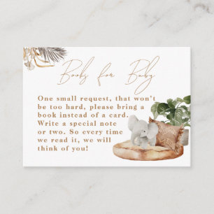 Boho Kinderzimmer Modernes Elegantes Babyduschbuch Begleitkarte