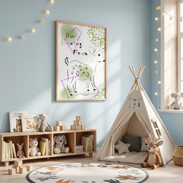 BOHO-KINDERZIMMER-SAFARI-TIERPLAKAT POSTER (Von Creator hochgeladen)
