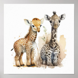 Boho Kinderzimmer Scene Wall Decal Poster