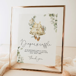 Boho Kinderzimmer Vintag Outfit Windelpreiszeichen Poster