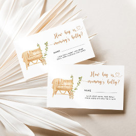 Boho Kinderzimmer, wie groß Mama's Bauchdeckkarte Begleitkarte