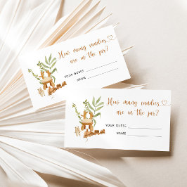 Boho Kinderzimmer wie viele Bonbons-Kapseln Begleitkarte