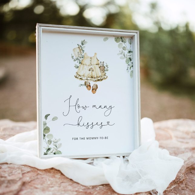 Boho Kinderzimmer wie viele Küsse für die Mutter w Poster (Von Creator hochgeladen)