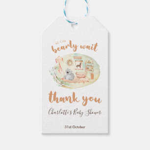Boho-Kinderzimmer Wir können es kaum erwarten, Ges Geschenkanhänger