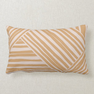 Boho-Kissen mit Streifen neutrale Wohnheim-Dekorat Lendenkissen