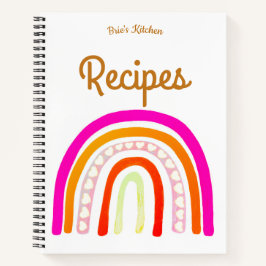 Boho Kitchen Art Recipes Notizbuch