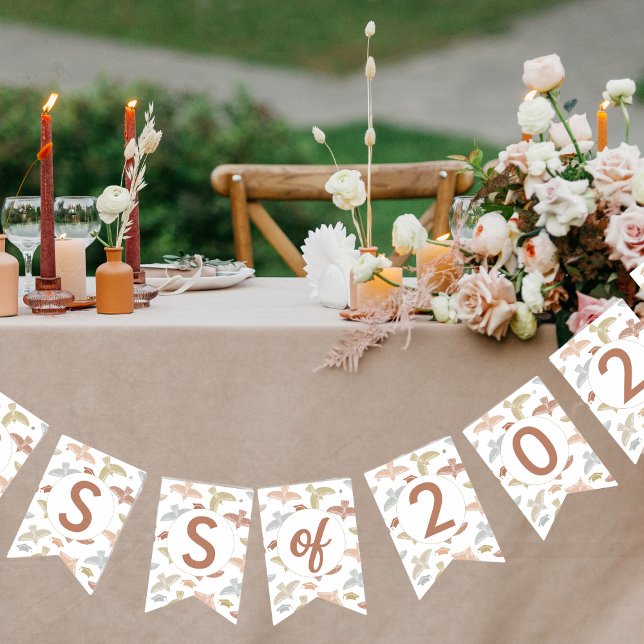 Boho-Klasse mit zwei Fotos Abschluss Wimpelkette (Von Creator hochgeladen)