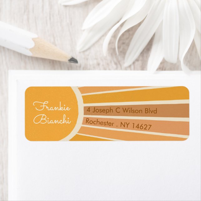 Boho Kleiner Sonnenschein Baby Shower Adresse (Insitu)