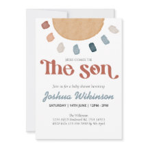 Boho kommt mit der Son Baby Dusche