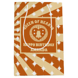 Boho Königin des Herzens Geburtstagsparty Mittlere Geschenktüte