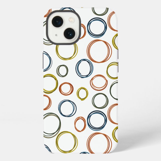 Boho-Kreise  iPhone Hülle (Rückseite)