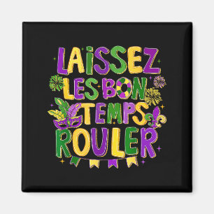 Boho Laissez Les Bon Temps Rouler Mardi Gras 2026 Magnet