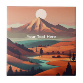 Boho landscape fliese