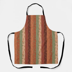 Boho Leaf Pattern Rustikale Wohngestaltung Schürze