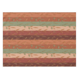 Boho Leaf Pattern Rustikale Wohngestaltung Tischdecke