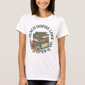 Boho-Lehrer-Shirt – Lehre Inspiration Liebe Vintag T-Shirt