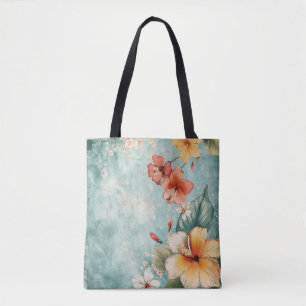 Boho-Leichter Tropischer Blumen-Tragetasche