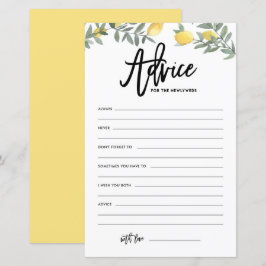 Boho Lemon Advice für die Hochzeitsratgeber der Ne