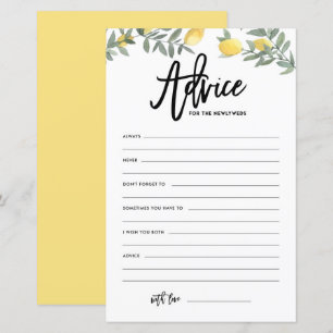 Boho Lemon Advice für die Hochzeitsratgeber der Ne