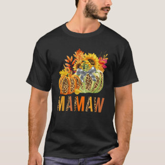 Boho Leopard Pumpkins Mamaw Herbstlaube Herbst als T-Shirt