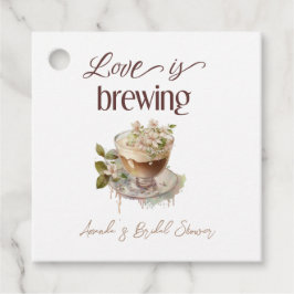 Boho Liebe bricht Blumenbrunch Brautparty Brunch Geschenkanhänger