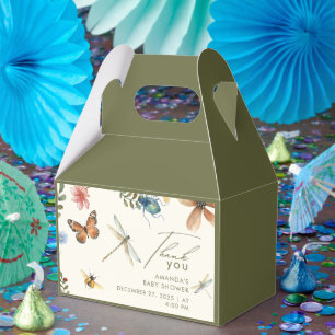 Boho Liebe Bug Insekten Dragonfly Babydusche Geschenkschachtel