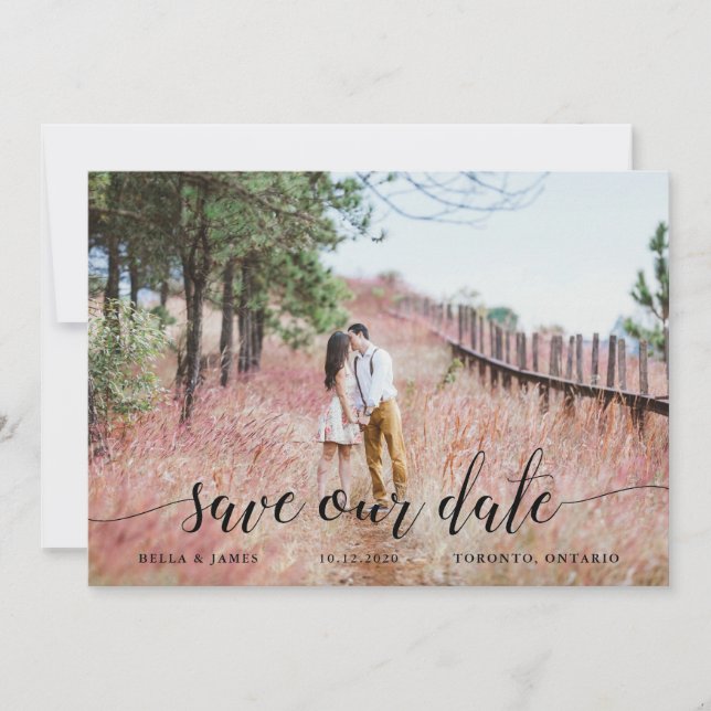 Boho Liebe Save the Date (Vorderseite)