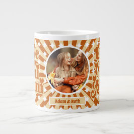 Boho Liebe Sie Mama Personalisiert Foto Mütter Tag Jumbo-Tasse