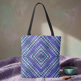 Boho Lila, Green & White Tribal Inspiriert
