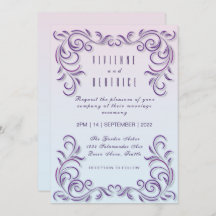 Boho lilac dekorative lesbische Hochzeit