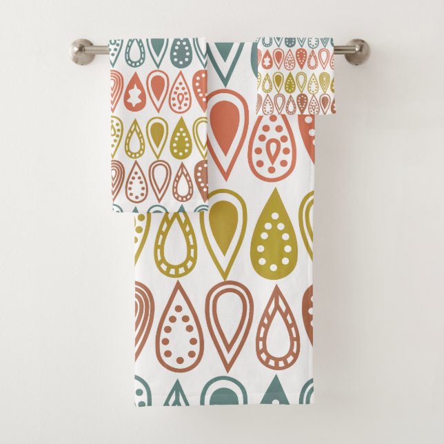 Boho Lines Badhandtuch Set (Insitu)