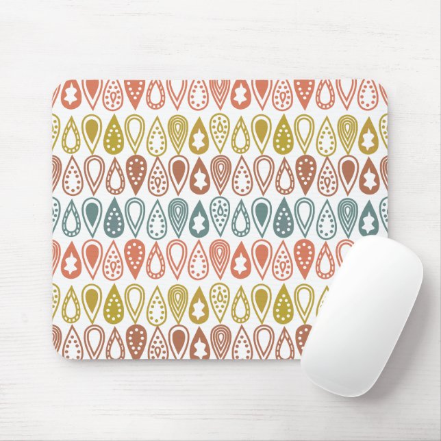 Boho Lines Mousepad (Mit Mouse)