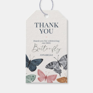 Boho Little Butterfly Gastgeschenke Tags Geschenkanhänger
