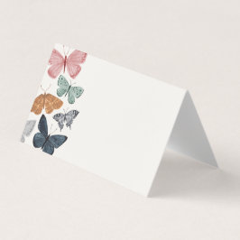 Boho Little Butterfly Platzkarte Tischdekor