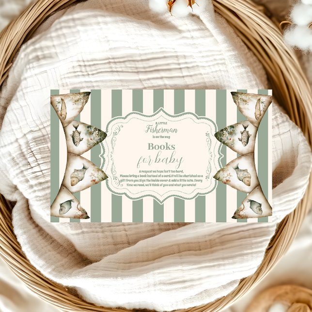 Boho Little Fisherman Fishing Books for Baby Begleitkarte (Von Creator hochgeladen)