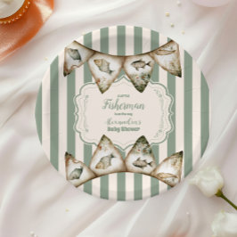 Boho Little Fisherman Fishing Pappteller