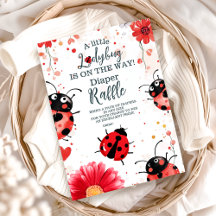 Boho Little Ladybug Baby Duwer Diapper Raffle