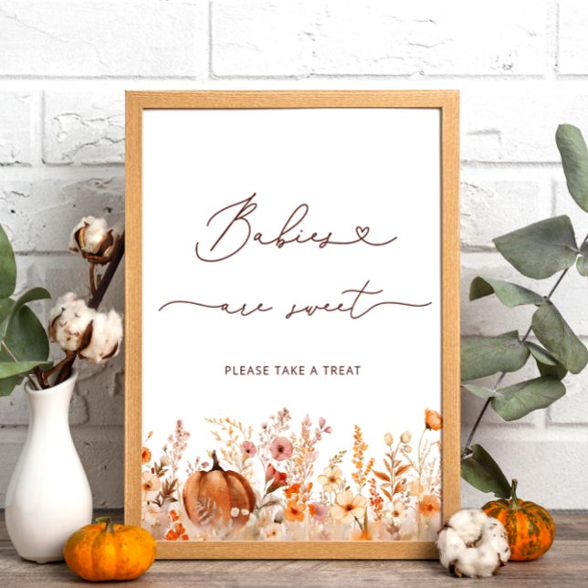 Boho Little Pumpkin Fall Babies sind süß Poster (Von Creator hochgeladen)